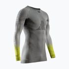 Maglia termica a maniche lunghe da uomo X-Bionic Invent Fx Shirt rhino grey/light grey/canary