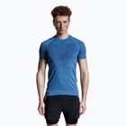 Maglietta da corsa X-Bionic Twyce Run da uomo blu ardesia/x nero