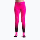 Pantaloni termici da donna X-Bionic Invent Graphics fluo pink/x white