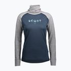 Maglia termica da donna SCOTT Defend Merino High Neck light grey melange/dark blue