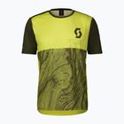 Maglia da ciclismo SCOTT Trail Vertic giallo amaro/verde abete per uomo