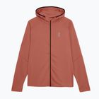 Felpa con cappuccio On Climate Zip Uomo auburn