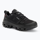 Scarpe da uomo On Running Cloudrock Low Waterproof nero/nero