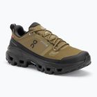 Uomo On Cloudrock Low Waterproof scarpe hunter/nero