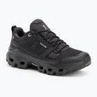 Scarpe On Cloudrock Low Waterproof nero/nero da donna