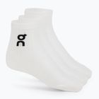 On Running Logo Sock Mid 3 paia bianco