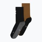 Calzini On Trail High 2 pairs black/sphinx
