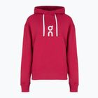 Felpa con cappuccio On Running Club Donna granatina