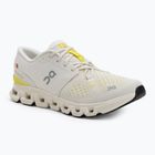 Scarpe da corsa On Cloud X 4 avorio/lime da uomo