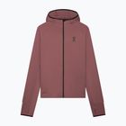 Felpa da corsa uomo On Climate Zip Hoodie barberry