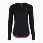 Maglia a maniche lunghe da corsa donna SCOTT Endurance Tech nero/viola liquido