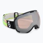 Maschera da sci SCOTT Faze II black/neon yellow/amp silver chrome