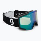 Maschere da sci SCOTT Shield black/white/amp aurora green chrome