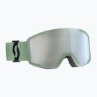 Maschera da sci SCOTT Shield soft green/black/& white chrome