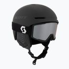 Casco da sci SCOTT Track + Maschera da sci Factor Pro Combo mineral black & silver chrome