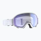Maschera da sci SCOTT Unlimited II OTG mineral white & illuminator blue chrome