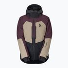 Giacca da sci da uomo SCOTT Ultimate Dryo cocoa red/portobello beige