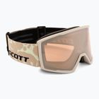 Maschera da sci SCOTT Trace Pro mojave beige/silver chrome