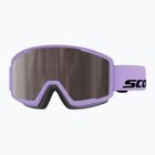 Maschera da sci SCOTT Trace Pro Compact sherbet purple/black silver chrome