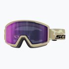 Maschera da sci SCOTT Trace Pro Comact Light Sensitive S2-4 mojave beige/amp ls blue chrome