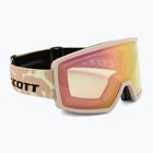 Maschera da sci Scott Neo Compact Light Sensitive S1-3 mojave beige/amp ls cinnamon chrome