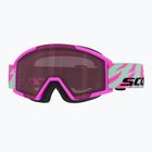 Maschera da sci per bambini SCOTT Shield neon pink/mint green/rose