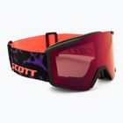 Maschera da sci SCOTT Shield black/amp red chrome