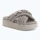 Ciabatte da donna INUIKII Woven Stones Platform stone grey