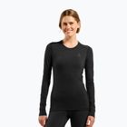 Felpa termica donna ODLO Merino 200 Bl Top Crew Neck black