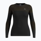 Maglia termica da donna a maniche lunghe ODLO Fundamentals Performance Warm Bl Top Crew Neck black