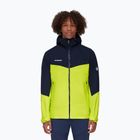 Mammut Convey Tour HS Giacca da pioggia da uomo con cappuccio highlime/marine