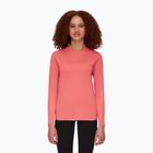Manica lunga trekking donna Mammut Selun FL Longsleeve Logo salmone