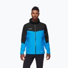 Mammut Convey Tour HS giacca da pioggia da uomo blu ghiacciaio/nero