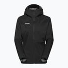 Giacca da pioggia da donna Mammut Ducan Light HS con cappuccio nero