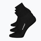 Calzini Mammut Everyday Quarter 3 pairs black/black/black
