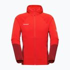Felpa da uomo Mammut Taiss ML Hooded mammut red/dark mammut