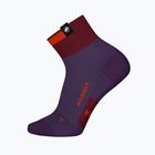 Calze Mammut Hiking Merino Quarter Socks paloja/dark mammut red