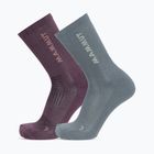 Calze Mammut Multisport Crew Socks 2 pack paloja/strata