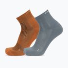 Calze Mammut Multisport Quarter Socks 2 pack autumn larice/strata