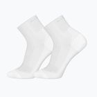 Calze Mammut Multisport Quarter Socks 2 pack white/white