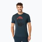 T-shirt uomo super.natural Sailor Tee blueberry/jet black/high risk red