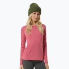 Maglia a maniche lunghe donna super.natural Little Heartwood mauve wood/white stone