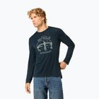 Longsleeve da uomo super.natural Bike Enthusiast blueberry/various