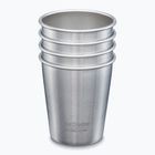 Bicchieri Klean Kanteen 4 pezzi in acciaio inox spazzolato
