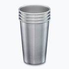 Bicchieri Klean Kanteen da 4 pezzi in acciaio inox spazzolato