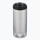 Klean Kanteen TKWide Cafe Cap 355 ml tazza termica in acciaio inossidabile spazzolato