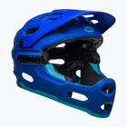 Casco bici Bell Full Face Super 3R MIPS blu opaco brillante/blu