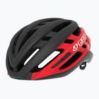 Giro Agilis Integrated MIPS casco da bici nero opaco/rosso brillante