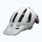 Casco da bici Bell Nomad Integrated MIPS bianco opaco/viola