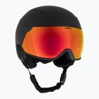 Casco da sci Giro Orbit Spherical nero opaco/vivid ember